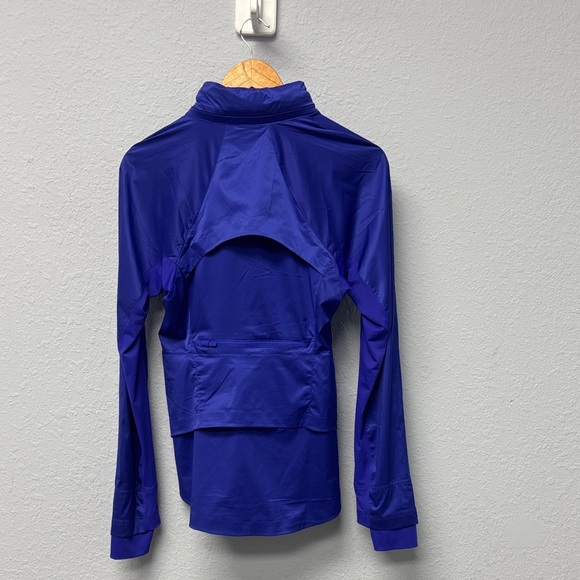 Lululemon W’s Sz 8 Goal Smasher Jacket *SeaWheeze in Lazurite Blue, Like New Cdt - Picture 13 of 14